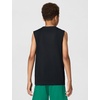 Nike Unisex Big Kids’ Multi Dri-FIT Sleeveless Top (Large Swoosh Logo) – Boys and Girls(Black)