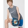 Nike Unisex Big Kids’ Multi Dri-FIT Sleeveless Top (Large Swoosh Logo) – Boys and Girls(Smoke Grey)