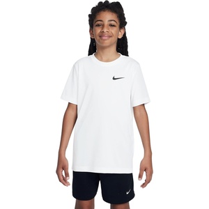 Nike Unisex Big Kids’ Legend Dri-FIT T-Shirt – Boys and Girls(White)