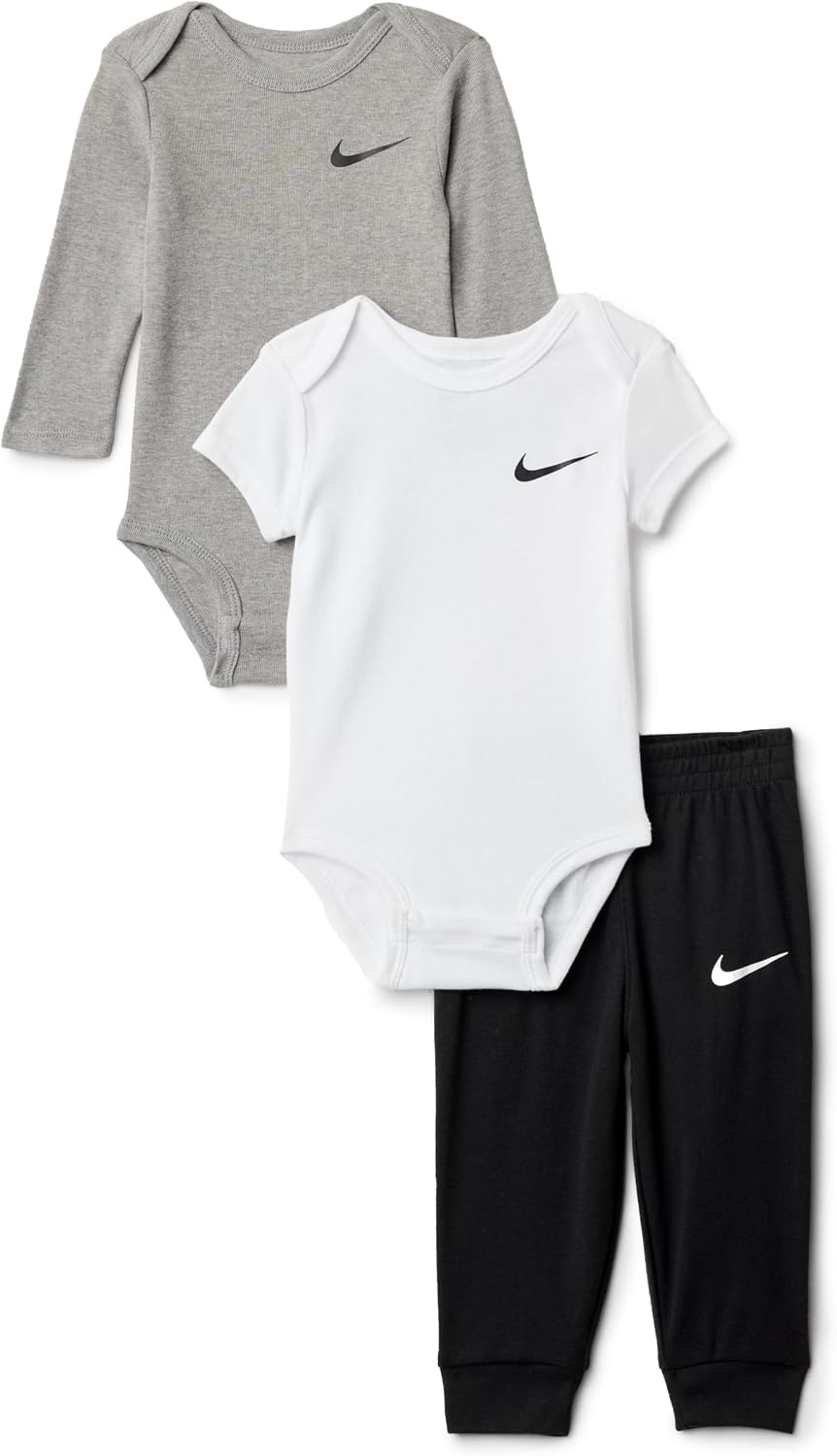 image:imageNike Baby Essentials Bodysuits and Pants 3Piece SetBlack