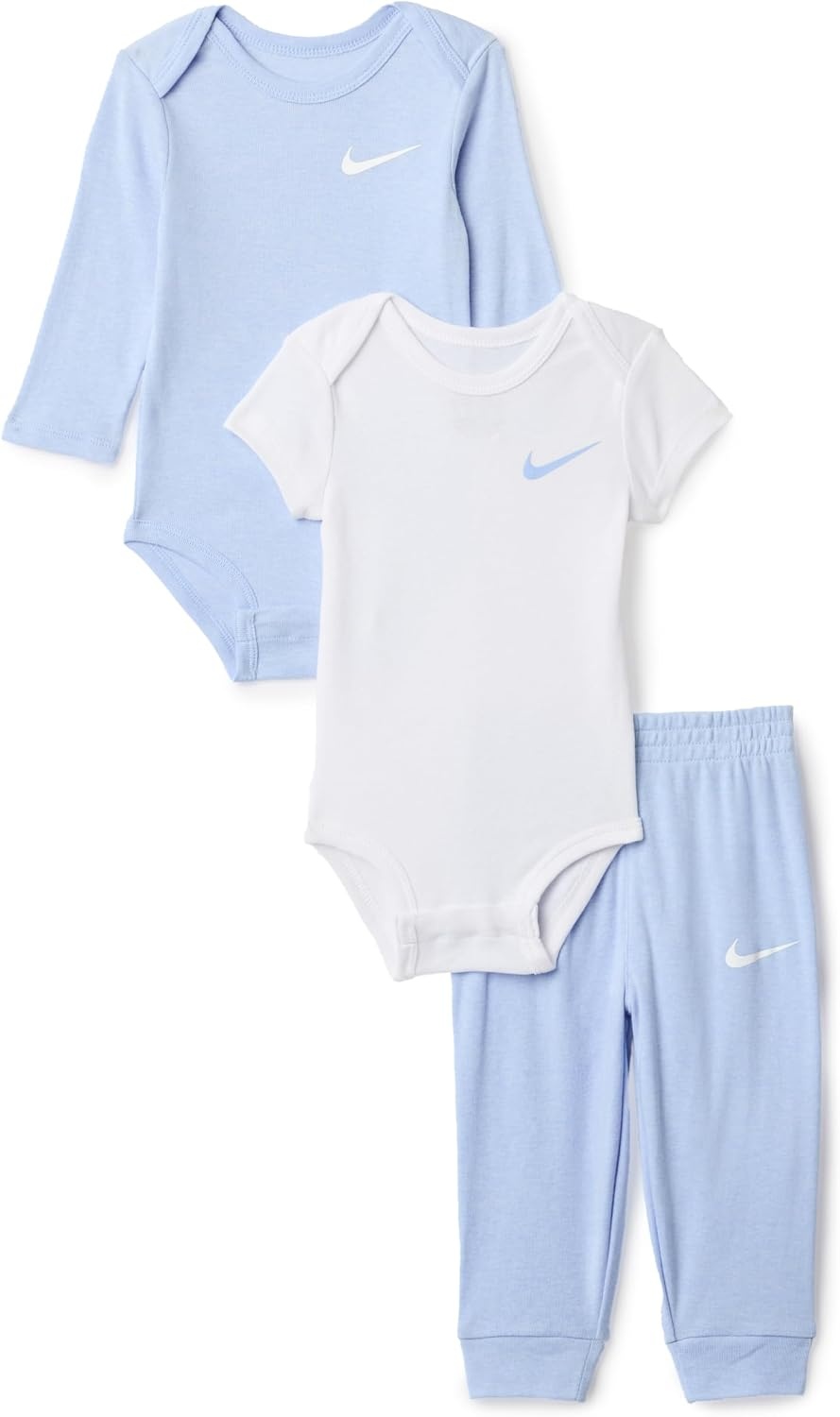 image:imageNike Baby Essentials Bodysuits and Pants 3Piece SetCobalt Bliss