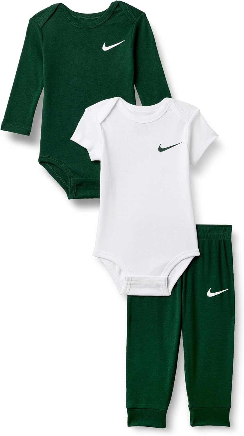 image:imageNike Baby Essentials Bodysuits and Pants 3Piece SetFir Green