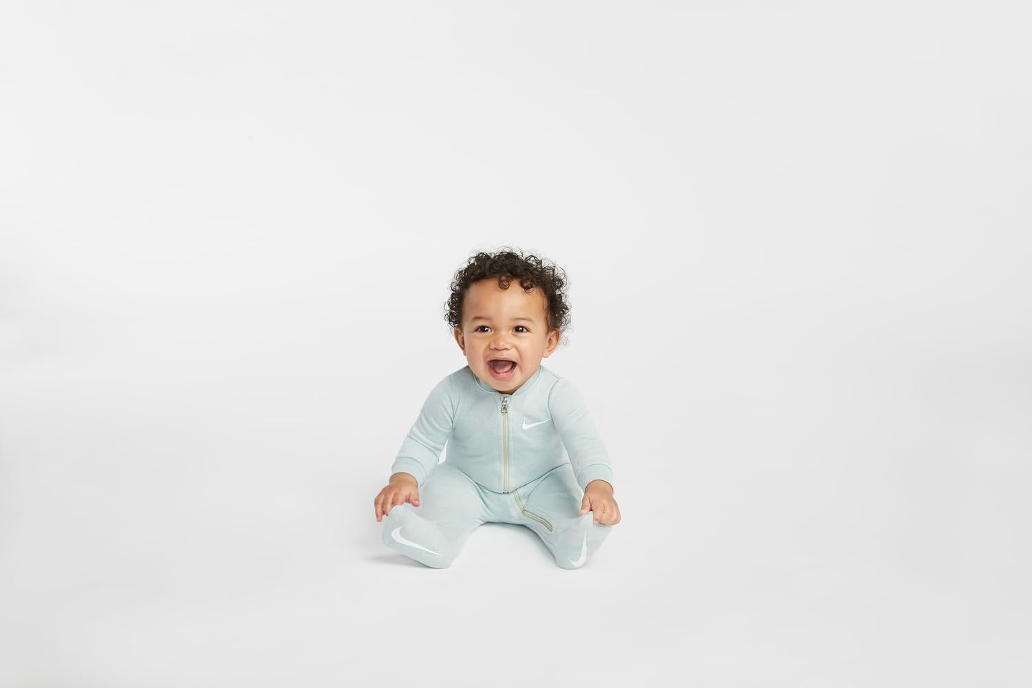 image:imageNike Baby Essentials Footed CoverallMica Green Heather