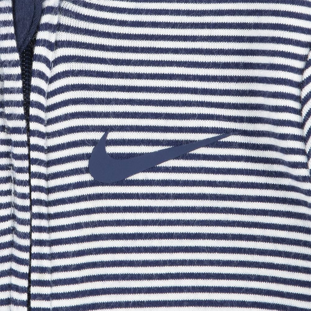 image:imageNike Baby Essentials Striped Footed CoverallMidnight Navy
