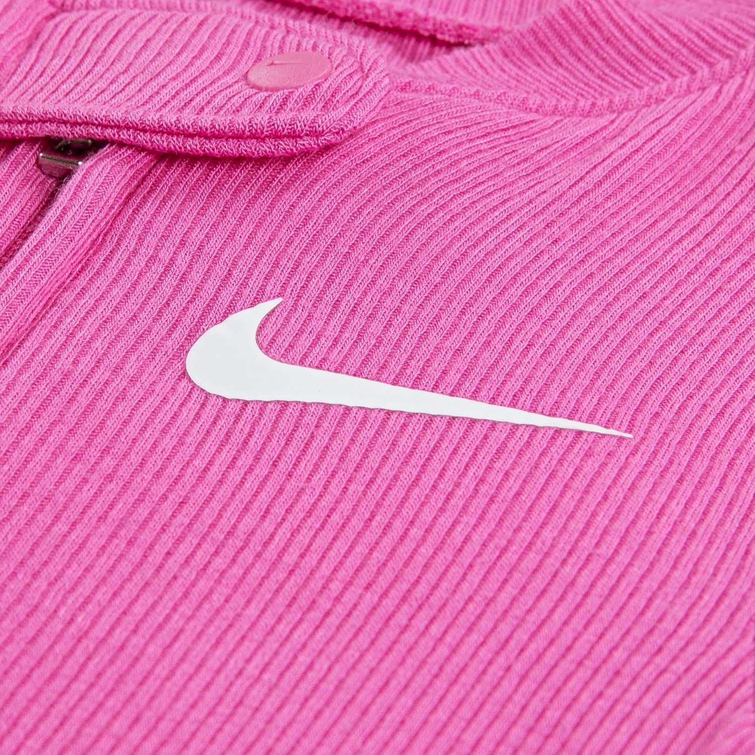 image:imageNike Baby Essentials Striped Footed CoverallPlayful Pink