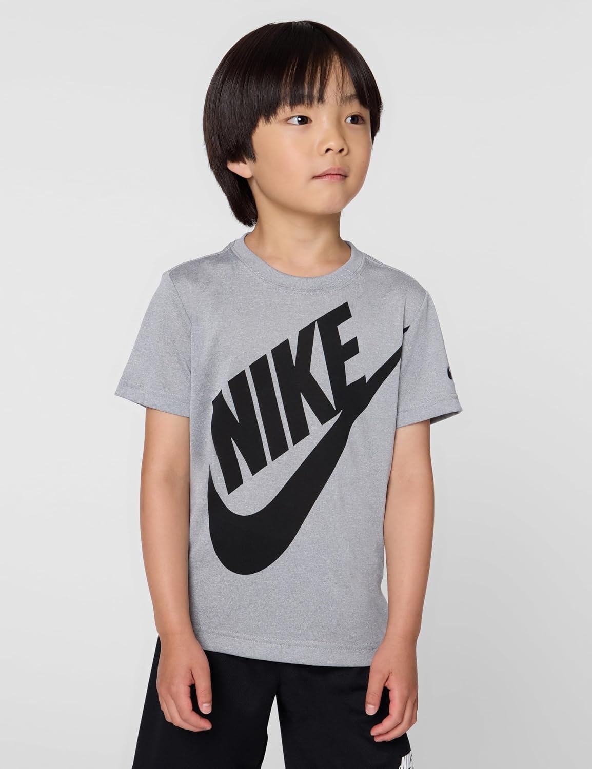 image:imageNike Boys DriFIT Sportswear TShirt and Mesh Shorts 2Piece Outfit SetBlack