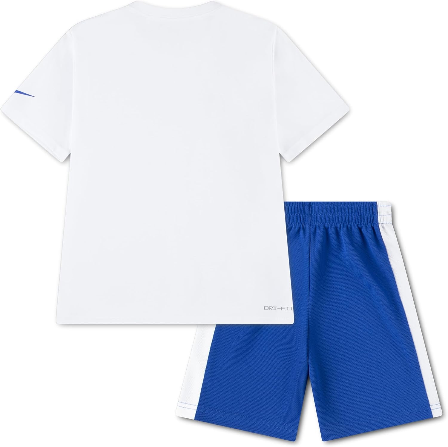 image:imageNike Boys DriFIT Swoosh Logo TShirt and Mesh Shorts 2Piece Outfit SetGame Royal