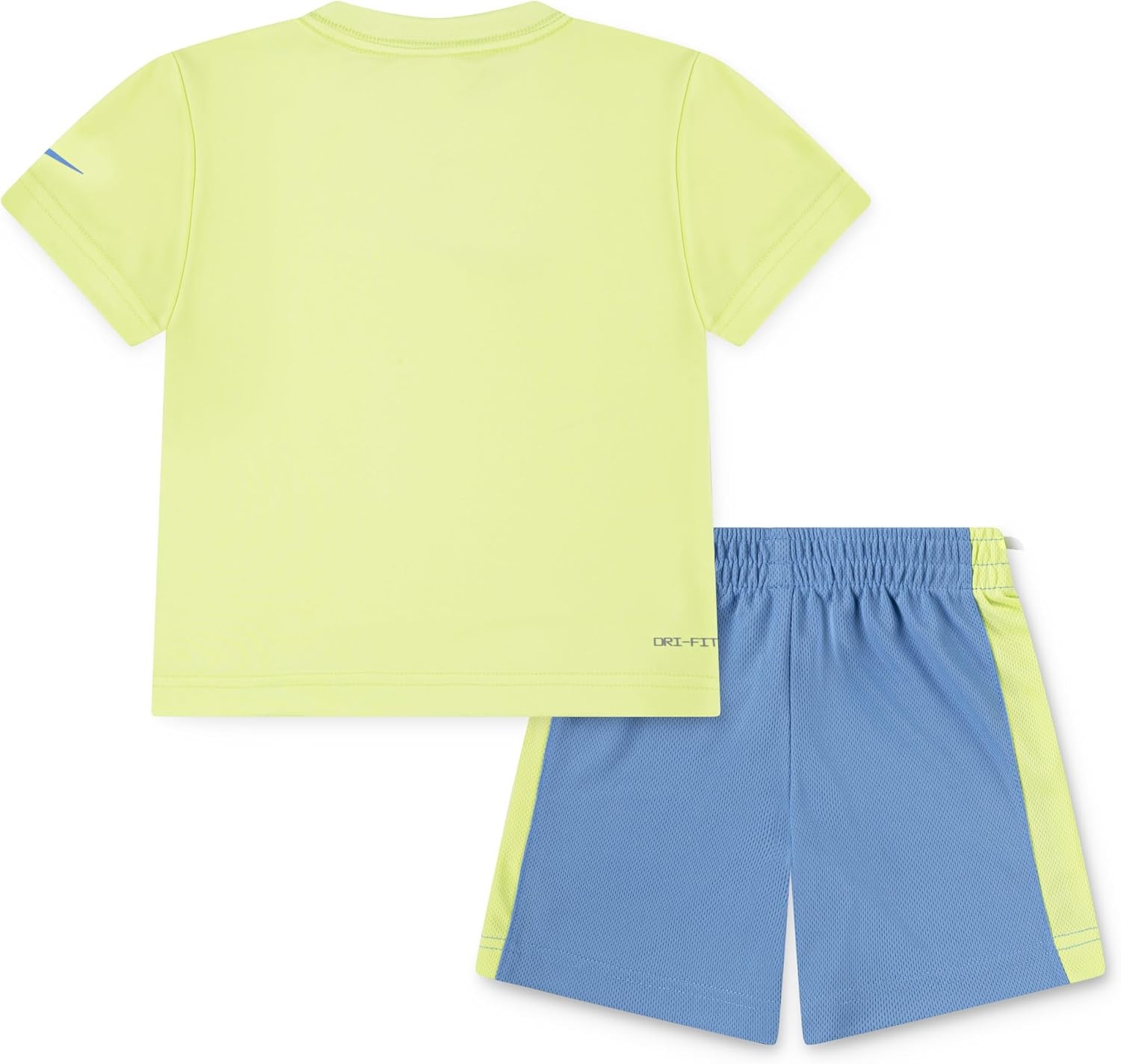 image:imageNike Boys DriFIT Swoosh Logo TShirt and Mesh Shorts 2Piece Outfit SetVoltBlue Beyond