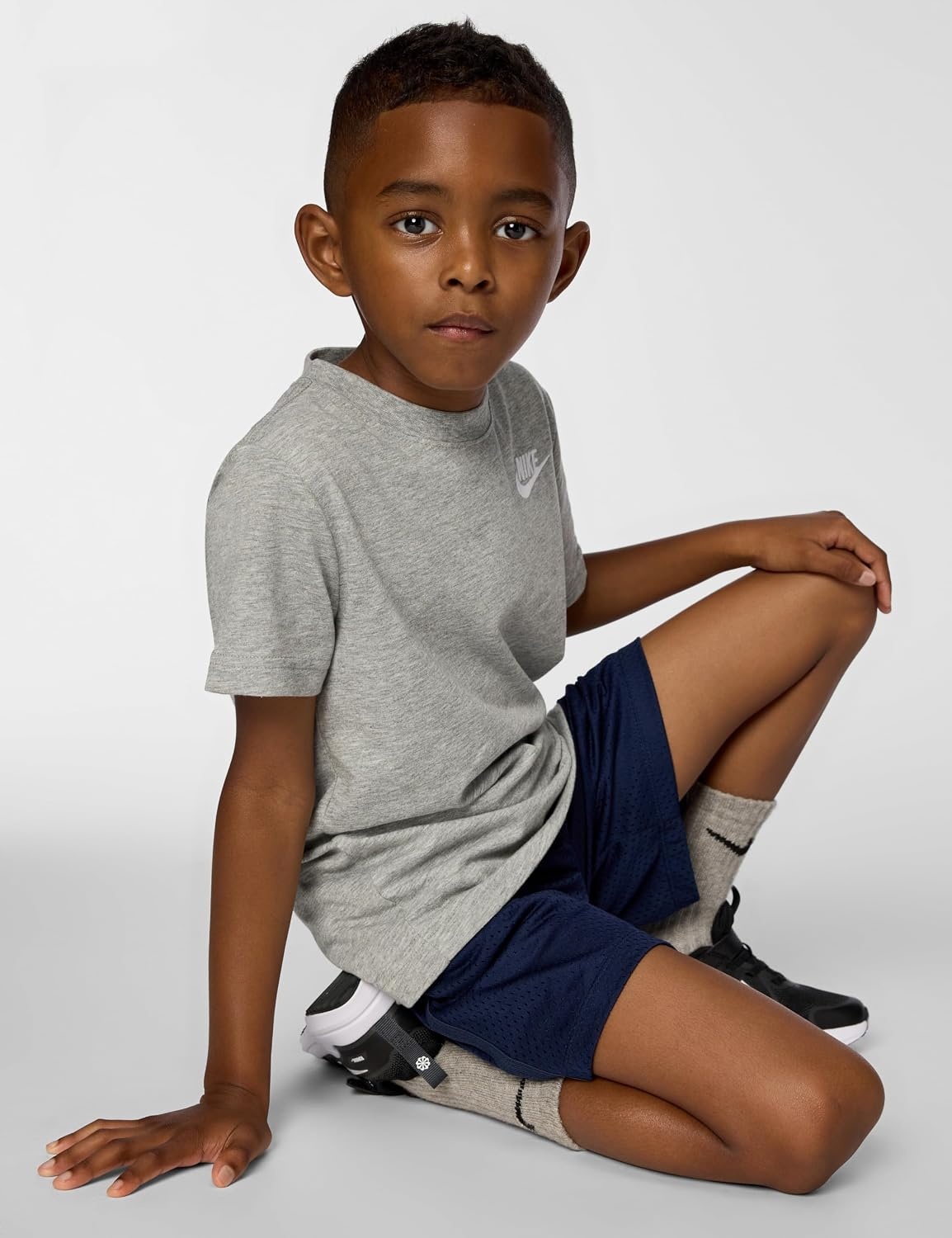 image:imageNike Kids Sportswear Club TShirtDark Grey Heather