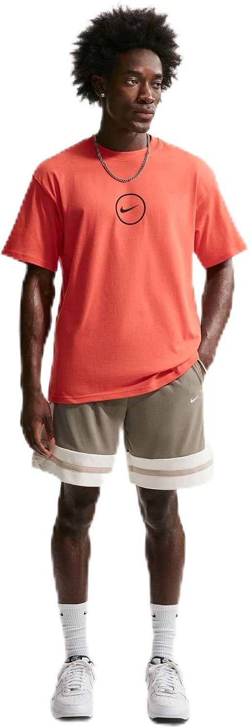 image:imageNike Mens Basketball Relaxed Fit Graphic TShirtTurf Orange