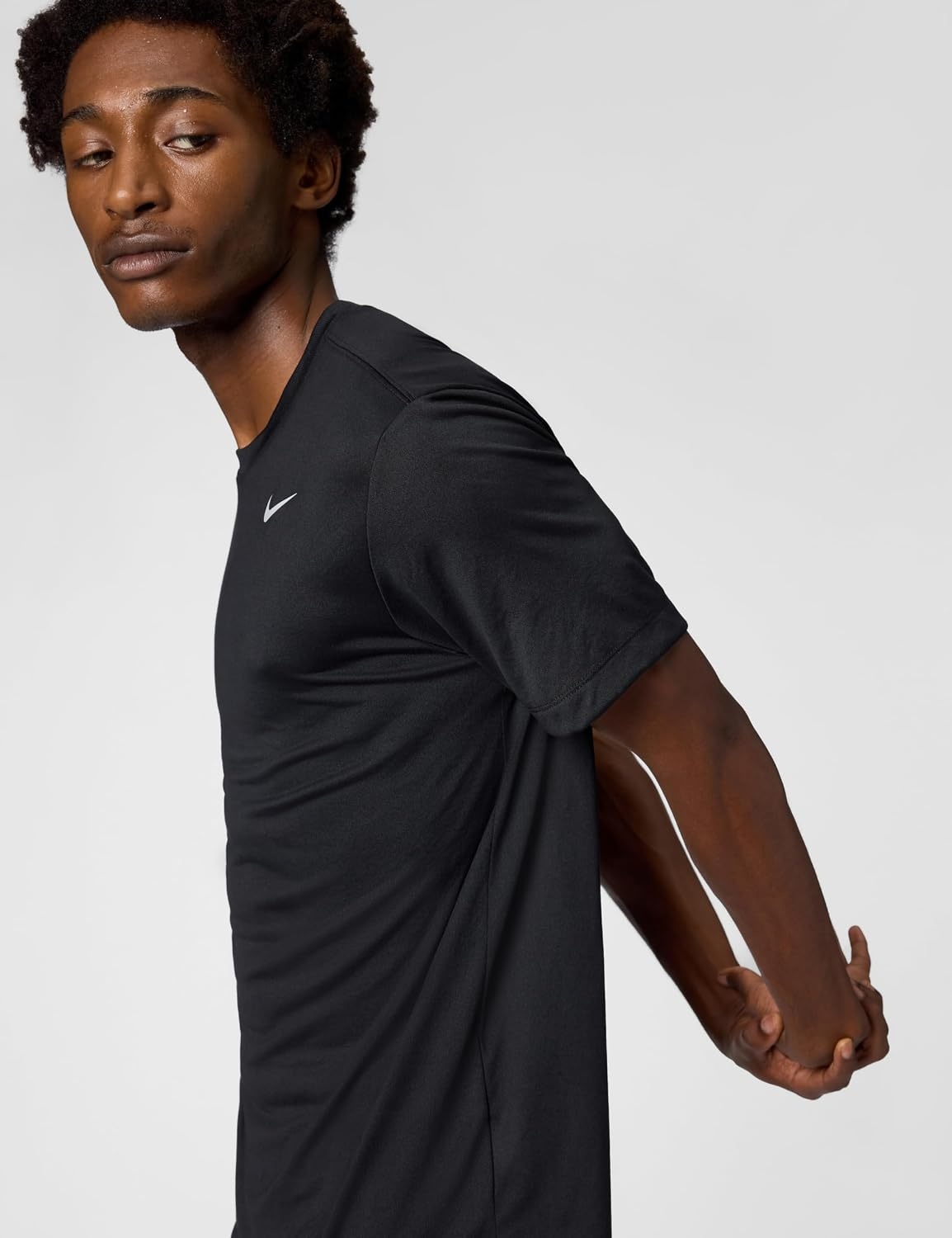 image:imageNike Mens DriFIT Legend Fitness TShirtBlackMatte Silver