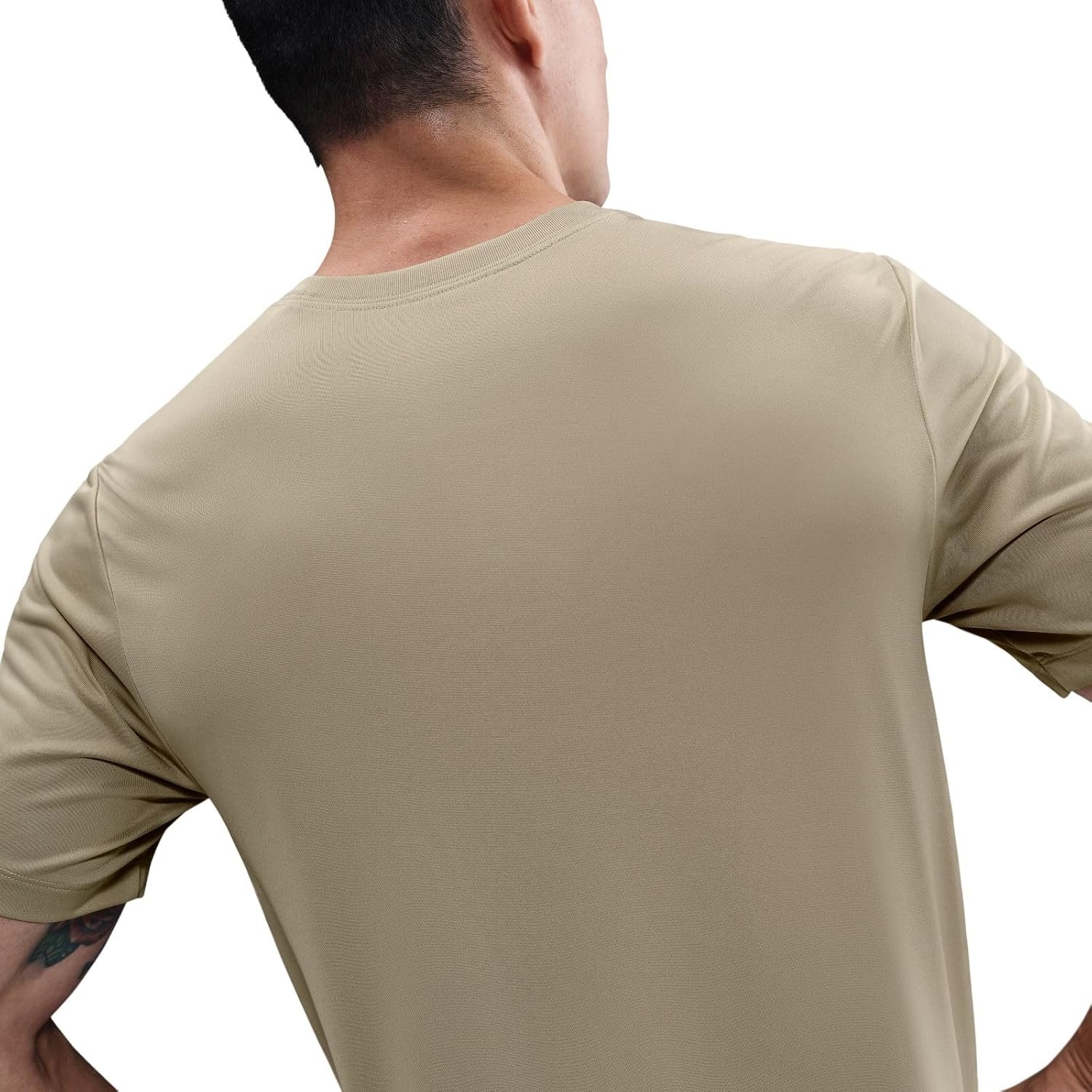 image:imageNike Mens DriFIT Legend Fitness TShirtDesert KhakiBlack