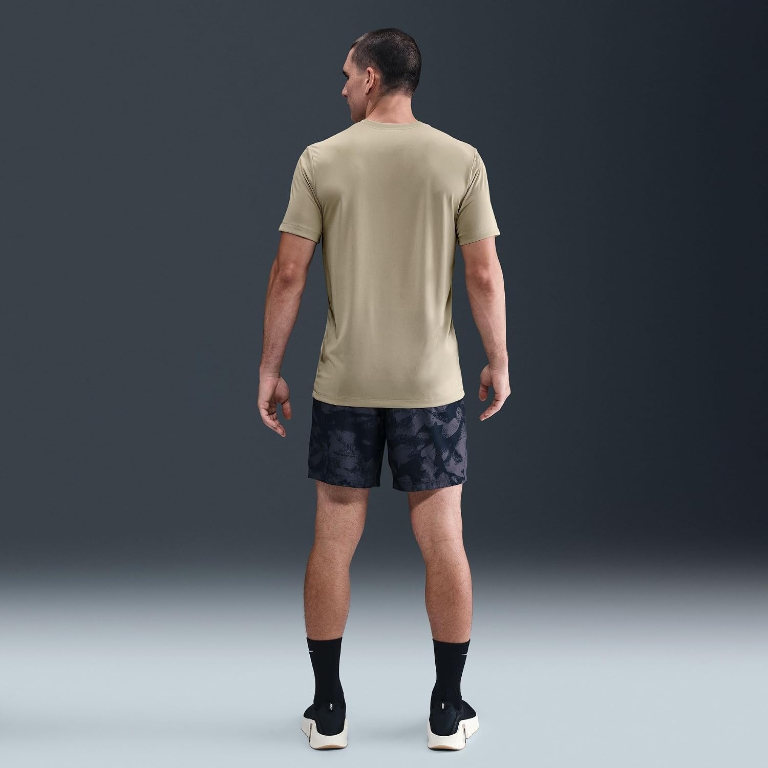 image:imageNike Mens DriFIT Legend Fitness TShirtDesert KhakiBlack