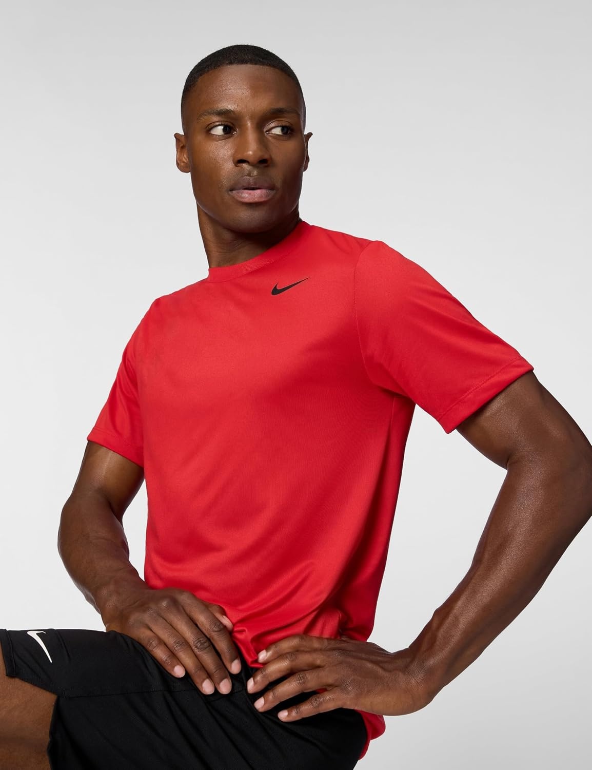 image:imageNike Mens DriFIT Legend Fitness TShirtUniversity RedBlack