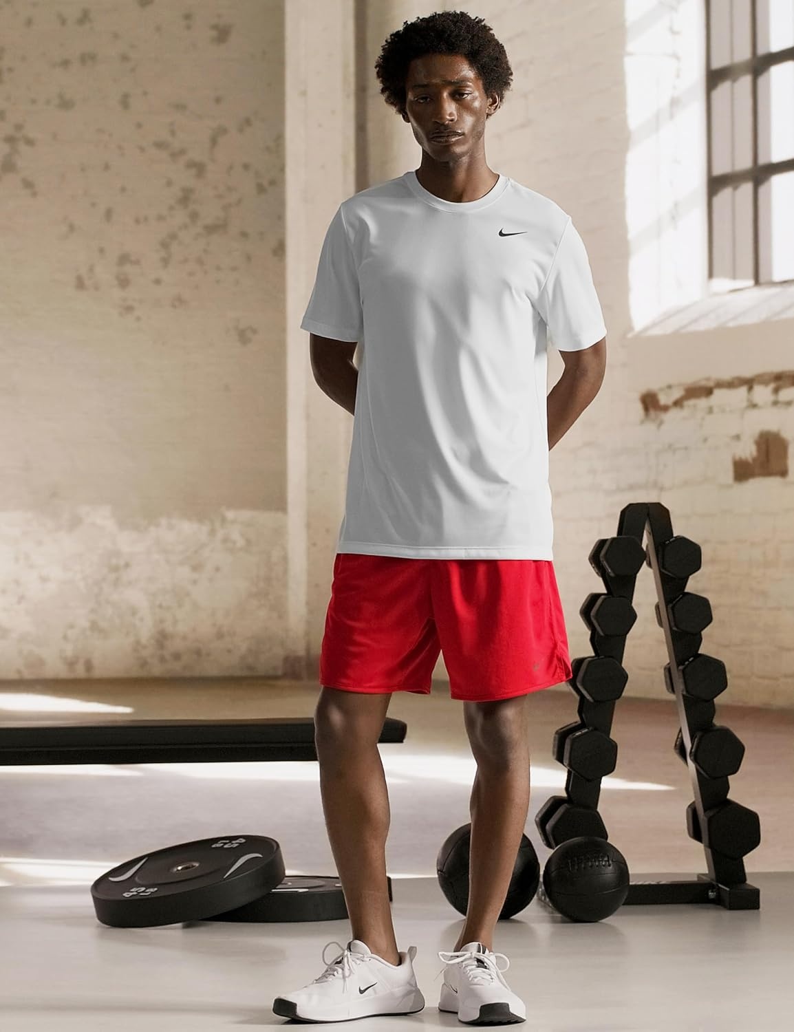 image:imageNike Mens DriFIT Legend Fitness TShirtWhiteBlack