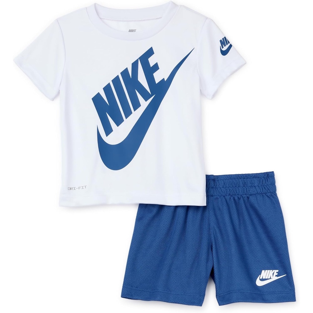 image:imageNike Baby DriFIT Sportswear TShirt and Mesh Shorts 2Piece Outfit SetGame Royal