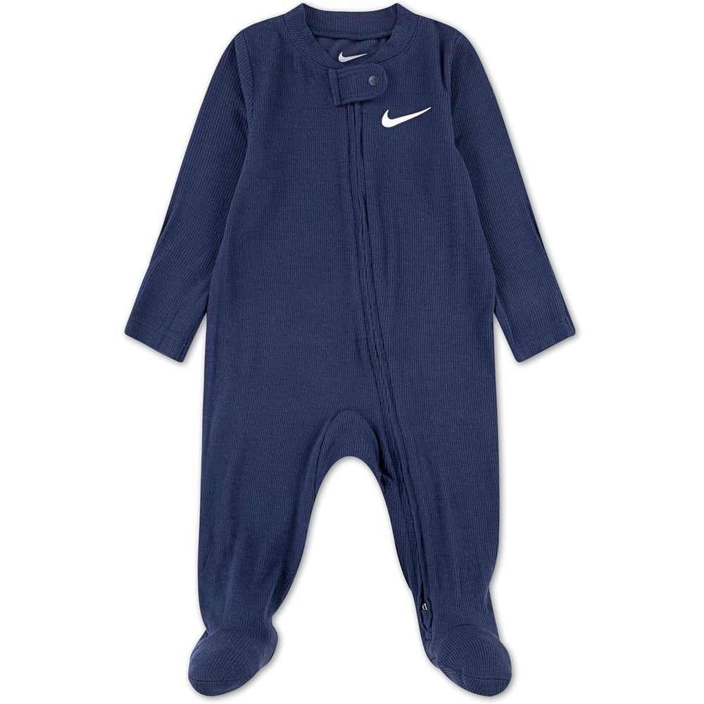 image:imageNike Baby Essentials Striped Footed CoverallMidnight Navy