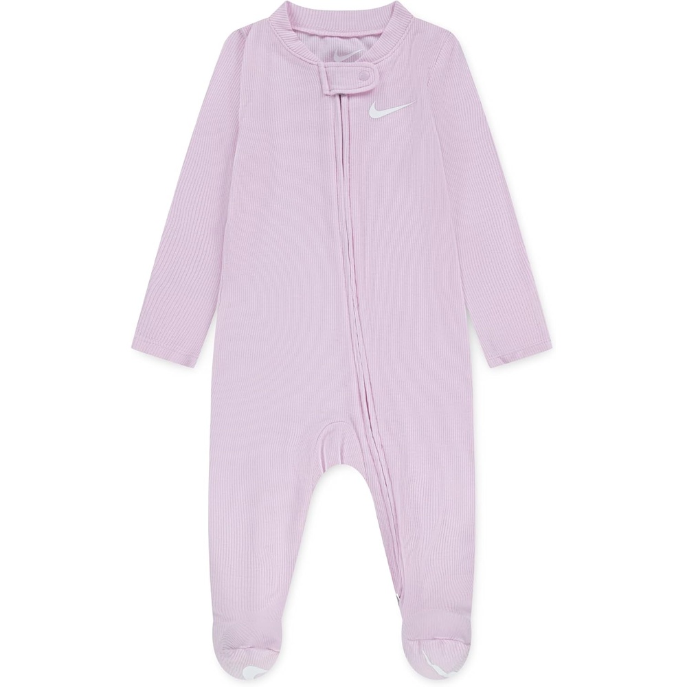 image:imageNike Baby Essentials Striped Footed CoverallPink Foam