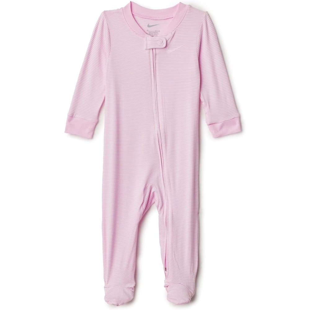 image:imageNike Baby Essentials Striped Footed CoverallPink Foam Striped