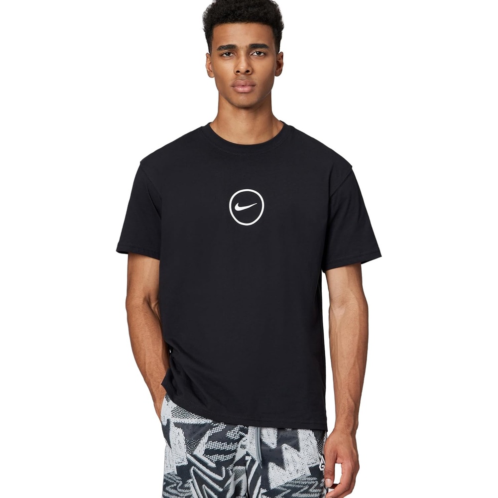image:imageNike Mens Basketball Relaxed Fit Graphic TShirtBlack