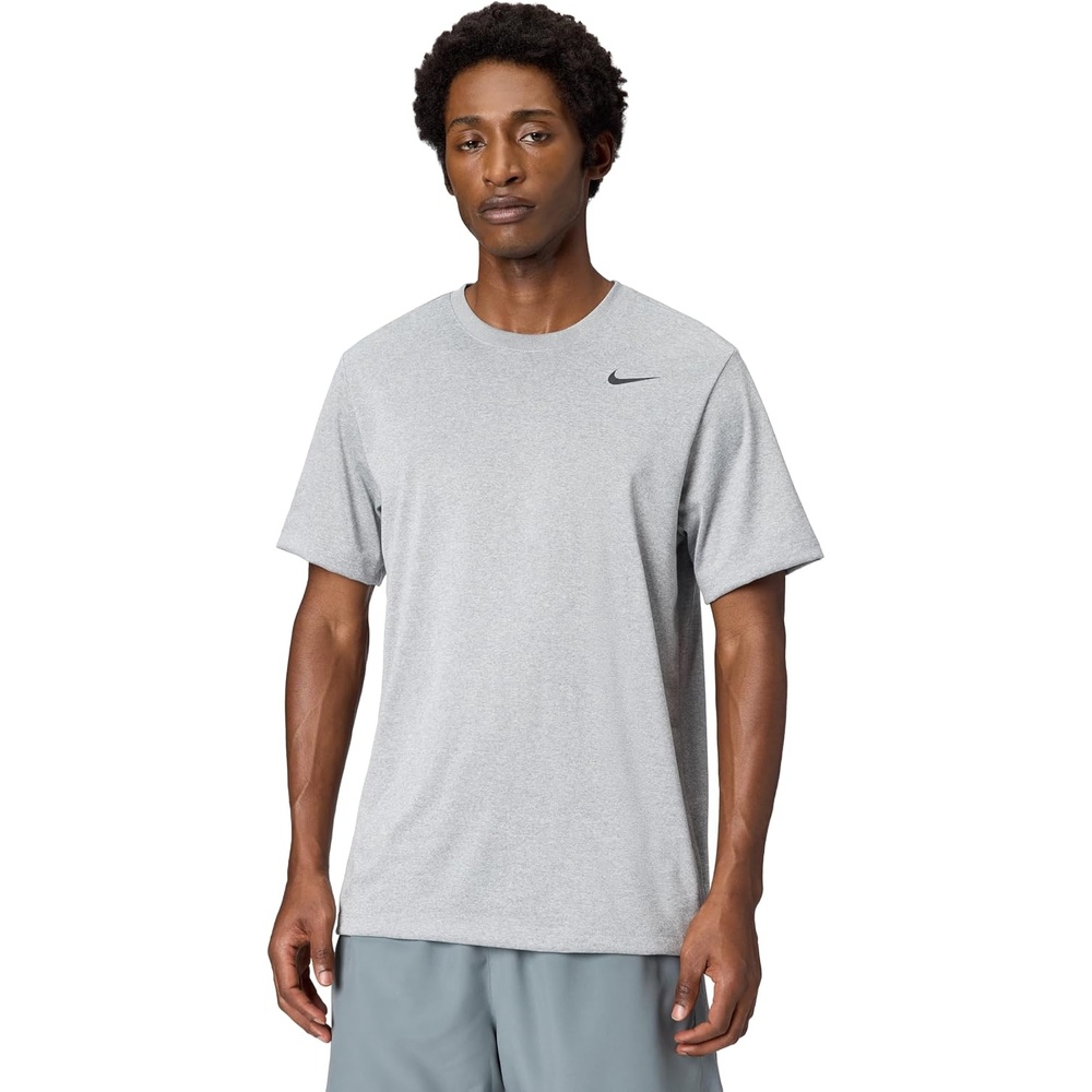 image:imageNike Mens DriFIT Legend Fitness TShirtTumbled GreyFlt SilverHeatherBlack