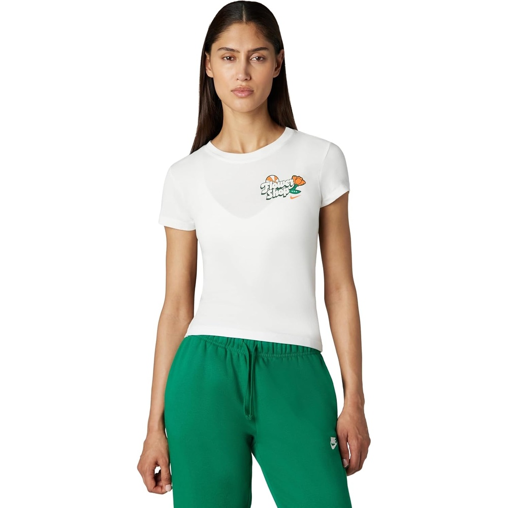 image:imageNike Womens ShortSleeve Graphic Basketball TShirtWhite