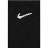Nike Adult Everyday Cushioned Training No-Show Socks 6-Packs | Mens Womens(Black/White)