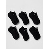 Nike Adult Everyday Cushioned Training No-Show Socks 6-Packs | Mens Womens(Black/White)