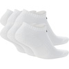 Nike Adult Everyday Cushioned Training No-Show Socks 6-Packs | Mens Womens(White/Black)