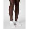 Nike Adult Everyday Cushioned Training No-Show Socks 6-Packs | Mens Womens(White/Black)