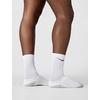 Nike Adult Everyday Max Cushioned Training Crew Socks 3-Packs | Mens Womens(White/Wolf Grey/Black)