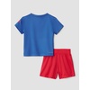Nike Baby Dri-FIT Sportswear T-Shirt and Mesh Shorts 2-Piece Outfit Set(University Red/Game Royal)