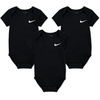 Nike Baby Essentials 3-Pack Bodysuits(Black)