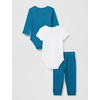 Nike Baby Essentials Bodysuits and Pants 3-Piece Set(Green Abyss)