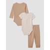 Nike Baby Essentials Bodysuits and Pants 3-Piece Set(Hemp)