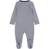 Nike Baby Essentials Striped Footed Coverall(Midnight Navy Striped)