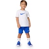 Nike Boys’ Dri-FIT Swoosh Logo T-Shirt and Mesh Shorts 2-Piece Outfit Set(Game Royal)