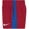 Nike Boys’ Dri-FIT Swoosh Logo T-Shirt and Mesh Shorts 2-Piece Outfit Set(Game Royal/University Red)