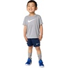 Nike Boys’ Dri-FIT Swoosh Logo T-Shirt and Mesh Shorts 2-Piece Outfit Set(Midnight Navy)