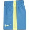 Nike Boys’ Dri-FIT Swoosh Logo T-Shirt and Mesh Shorts 2-Piece Outfit Set(Volt/Blue Beyond)