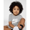 Nike Boys’ Sportswear Club T-Shirt and Shorts 2-Piece Outfit Set (Large Swoosh Logo)(Dark Grey Heather)