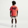 Nike Men’s Basketball Relaxed Fit Graphic T-Shirt(Turf Orange)