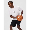 Nike Men’s Basketball Relaxed Fit Graphic T-Shirt(White)