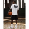 Nike Men’s Basketball Relaxed Fit Graphic T-Shirt(White)