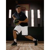 Nike Men’s DNA Academy 11″ Dri-fit Basketball Shorts(White/Black/Black)