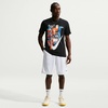 Nike Men’s DNA Academy 11″ Dri-fit Basketball Shorts(White/White/Black)
