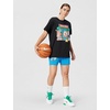 Nike Women’s Basketball Flower Shop Graphic Boyfriend T-Shirt(Black)