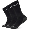 Nike Adult Everyday Max Cushioned Training Crew Socks 3-Packs | Mens Womens(Black/Anthracite/White)