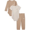 Nike Baby Essentials Bodysuits and Pants 3-Piece Set(Hemp)