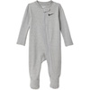 Nike Baby Essentials Footed Coverall(Dark Grey Heather)